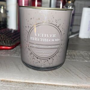 Vetiver birch wood candle never used it smells fantastic